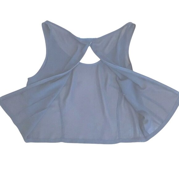 MARISA MINICUCCI Women Sheer Black Layered Tank Top Minimalist Made Canada 8 - Picture 5 of 8